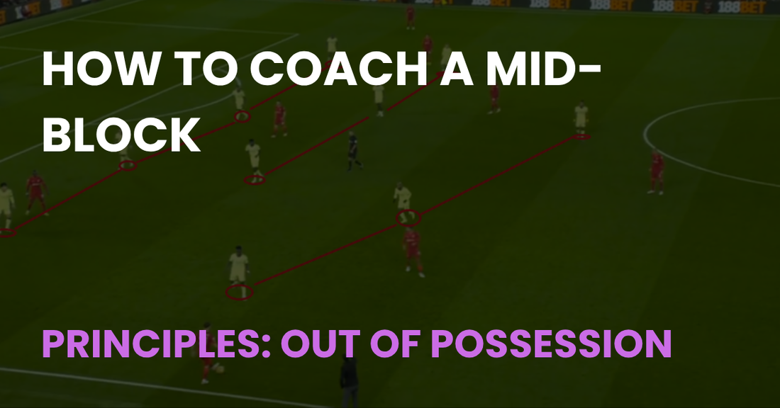 How to Coach a Mid-Block, Principles: Out of Possession, Coach Notes article cover