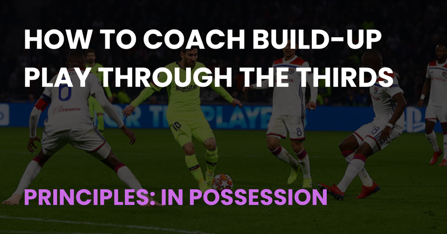How to Coach Build-Up Play Through the Thirds article cover in the Principles: In Possession category
