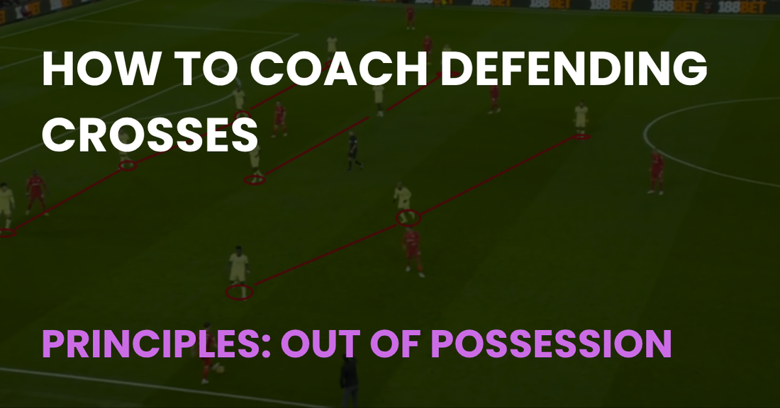How to Coach Defending Crosses, Principles: Out of Possession, Coach Notes article cover