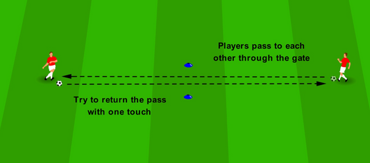 Passing into Feet - Gate Target