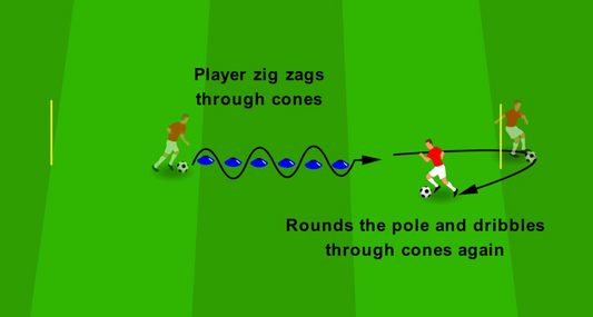 Agility Cone Shuffle