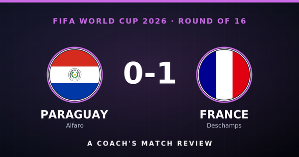 Paraguay 0-1 France — FIFA World Cup 2026 Round of 16 match review