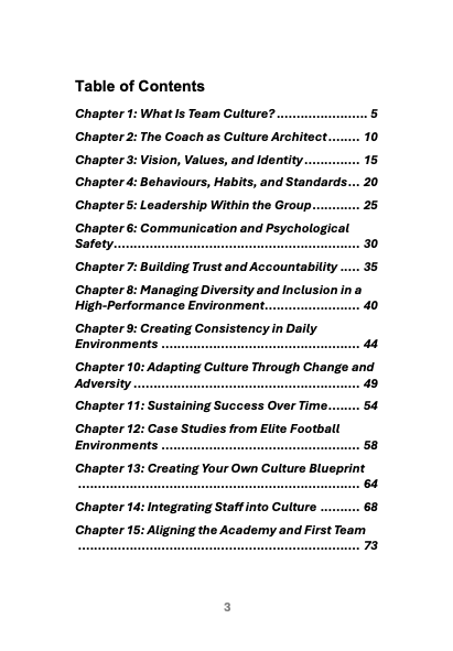 How to Build a Winning Team Culture in a Football Environment - eBook