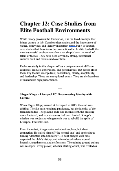 How to Build a Winning Team Culture in a Football Environment - eBook